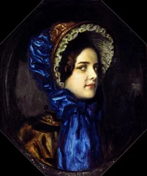Mary mit Biedermeierhut